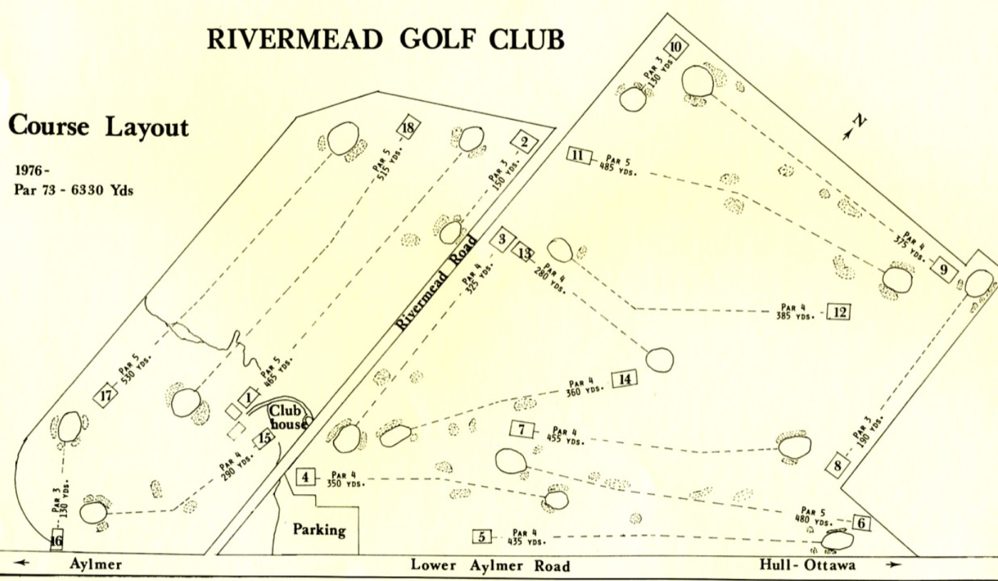 Printed course plan from 1976